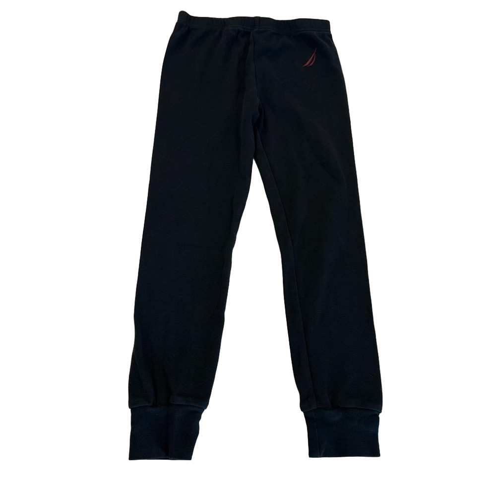 4/20$ Nautica Girls Black Cotton Joggers/Leggings size 7